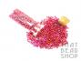 Transparent Rainbow Red Size 11-0 Seed Beads